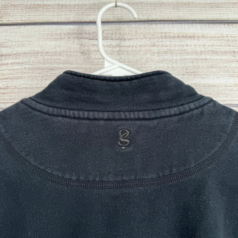 Vintage Y2K Gear For Sports Corvette Quarter Zip Mens XL Black 50th Anniversary